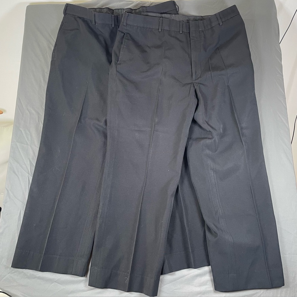 U.S. NAVY Originals Flying Cross Dress Pants Bundle Of Two Men's Size 40 Black